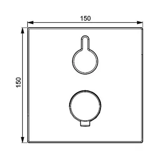 Hansa Hansaliving Thermostat-Fertigset 4057 (chrom) – Bild 2