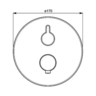 Hansa Hansaliving Thermostat-Fertigset 4057 (chrom) – Bild 2