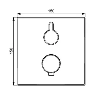 Hansa Hansaliving Wannenthermostat-Fertigset 4058 (chrom) – Bild 2