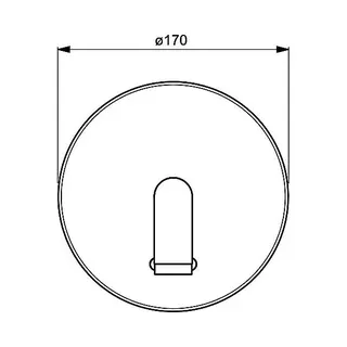 Hansa Hansaelectra Waschtisch-Fertigset 8180, Ausladung 170 mm (chrom) – Bild 2