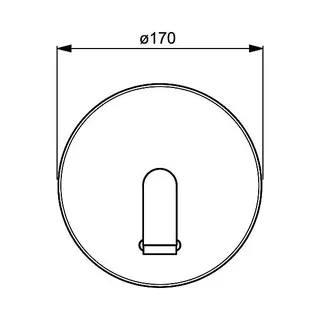 Hansa Hansaelectra Waschtisch-Fertigset 8180, Ausladung 245 mm (chrom) – Bild 2