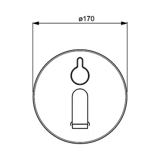 Hansa Hansaelectra Waschtisch-Fertigset 8181, Ausladung 245 mm (chrom) – Bild 2