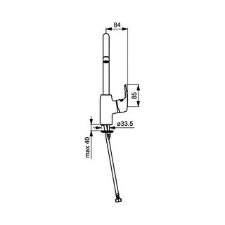 Hansa Hansapinto Spültischmischer 4513 (chrom) – Bild 2