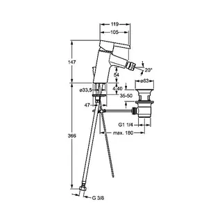 Hansa Pinto Bidet Armatur – Bild 2