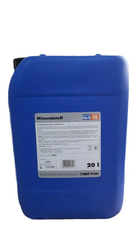 BWT Dosierphosphat Quantophos CU2/CS 20 Liter für Kupferrohre