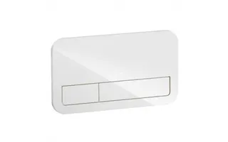 Villeroy Boch ViConnect WC Betätigungsplatte aus Glas, Glossy white