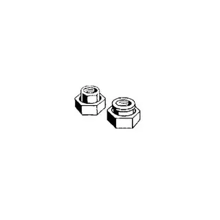 Pumpenverschraubungs-Set, Temperguss schwarz, 1" IG x 1 1/2" IG