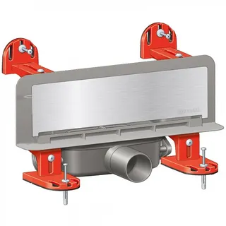 KESSEL Scada Wandablauf für Fliesen bis 17 mm (Abdeckung Scada)