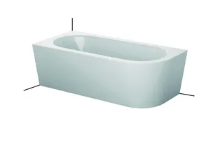 Bette Badewannen Sonderform Eck Starlet IV Silhouette Bah. beige 1750x800x420/575mm