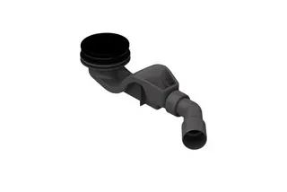 ZUB Duschwanne Duschfläche Ab- und Überlauf BetteSolid 50 ebony – Bild 2