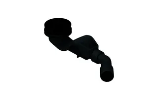 ZUB Duschwanne Duschfläche Ab- und Überlauf BetteSolid 50 schwarz