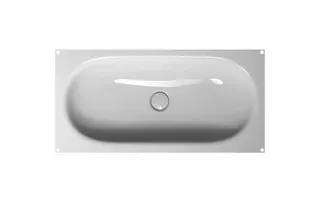 Bette Waschtische Oval Comodo Unterbau Weiß 574x380x120/2mm – Bild 2