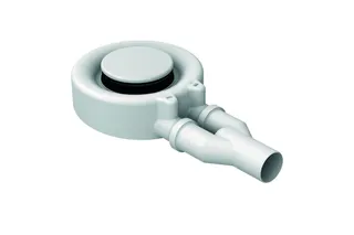 BE ZUB Duschfläche Duschwanne Ab- und Überlauf BetteScope weiß Antirutsch Pro