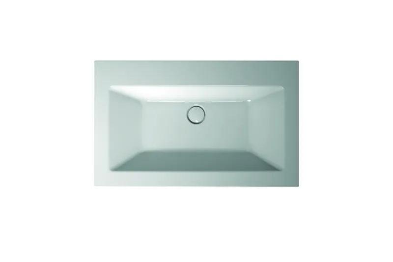 Bette Waschtische Rechteck Loft Einbau Weiß 800x495x100/8mm