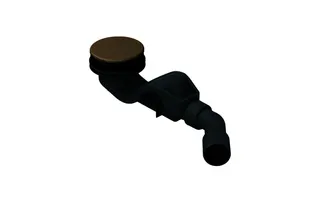 BE ZUB Duschwanne Duschfläche Ab- und Überlauf BetteSolid 50 sand