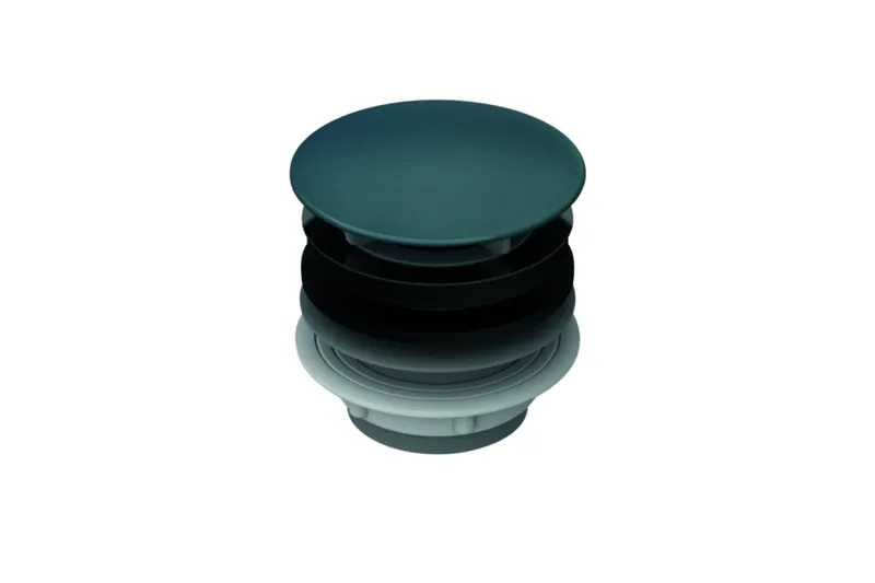 Bette ZUB Waschtisch Ab- und Überlauf Schaftventil 1,25 " emailliert Blue S...
