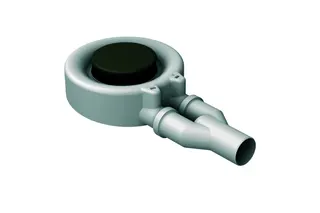 BE ZUB Duschfläche Duschwanne Ab- und Überlauf BetteScope flint