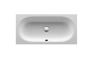 Bette Waschtische Oval Comodo Unterbau mit Überlauf Weiß mUeL 574x380x120/3mm