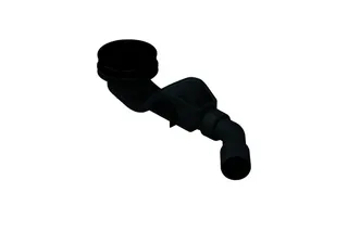 BE ZUB Duschwanne Duschfläche Ab- und Überlauf BetteSolid 50 Midnight