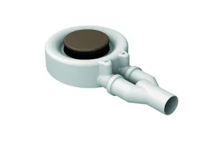 BE ZUB Duschfläche Duschwanne Ab- und Überlauf BetteScope beige Antirutsch Pro