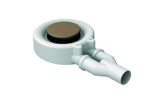 BE ZUB Duschfläche Duschwanne Ab- und Überlauf BetteScope sand Antirutsch Pro