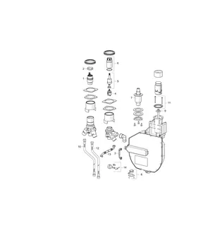UP-Rohbauset Bade- und Brausearmatur HANSA 4.0 Kartusche 5304 DN20 – Bild 4