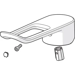 Langer Hebel HANSACLINICA 59914716 Bügelh. Bed.he. lang L=162 chr – Bild 2