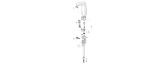 Waschtisch-Batt. HANSAMEDIPRO XL 0568 230/9V Kaltw. Bluetooth Ausld. 136 mm DN15 chr – Bild 5