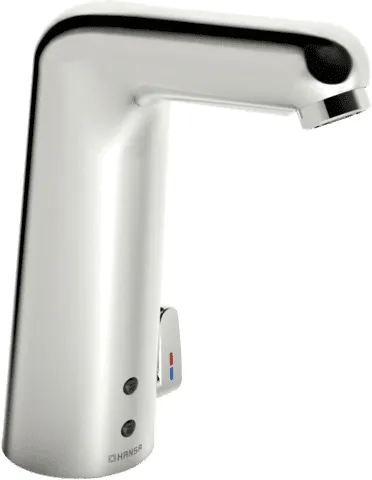 Waschtisch-Batt. HANSAMEDIPRO XL 0568 230/9V Bluetooth Ausld. 136 mm DN15 chr