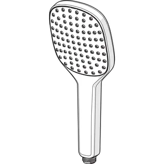 Handbrause HANSAACTIVEJET Style 8431 1-strahlig chr – Bild 2