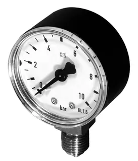Resideo Manometer M38T G 1/4, 50mm, unten, Teilung 0-10bar – Bild 3