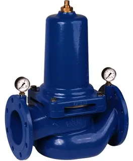 Resideo Druckminderer D15S pulverbeschichtet, blau DN 150 – Bild 2