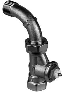 Resideo Thermostatventilkörper SX Messing vernickelt, Bogentülle, 1/2'' – Bild 3