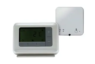Resideo Raumthermostat T4R per Funk auf Empfängerbox – Bild 2