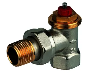 Resideo Thermostatventilkörper FX Messing vernickelt, Eck, 1/2'' – Bild 2