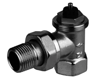 Resideo Thermostatventilkörper FX Messing vernickelt, Eck, 1/2'' – Bild 3