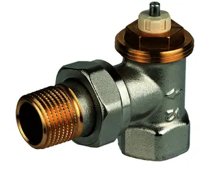 Resideo Thermostatventilkörper SX Messing vernickelt, Eck, 3/4''