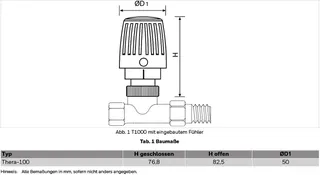 Resideo Thermostat T1002B4W0 mit rotem Sparknopf, Kunststoff, weiss – Bild 4