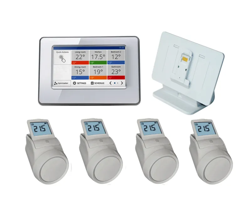Resideo evohome Wi-Fi XL Starter Paket mit Funk 868 MHz, programmierbar, weiß
