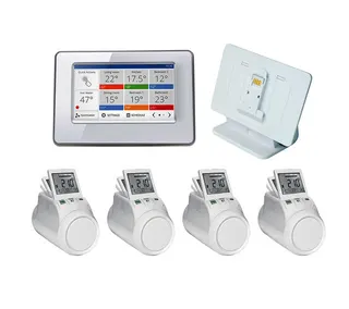Resideo evohome Wi-Fi XL Starter Paket mit Funk 868 MHz, programmierbar, weiß – Bild 2