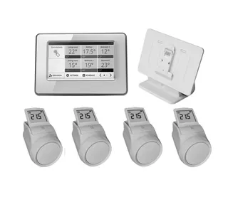 Resideo evohome Wi-Fi XL Starter Paket mit Funk 868 MHz, programmierbar, weiß – Bild 3
