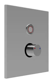 CONTI+ CONGENIAL el. PZ Dusche Netz UP FM eckig T-Desinf. Thermost Edelst. DN15