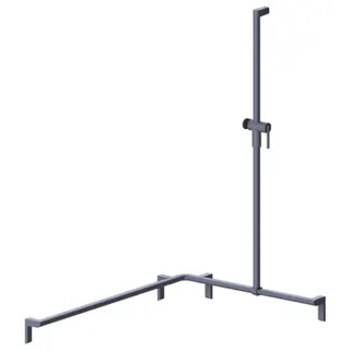 Normbau Cavere Care Duschhandlauf 7486108 Silber-Metallic