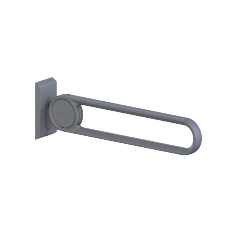Normbau Cavere Care Stützklappgriff 7447020 Silber-Metallic