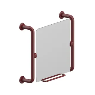 Normbau Nylon Care 400 Kippspiegel 0466010 Dunkelrot – Bild 2