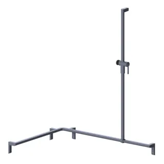 Normbau Cavere Care Duschhandlauf 7486106 Silber-Metallic