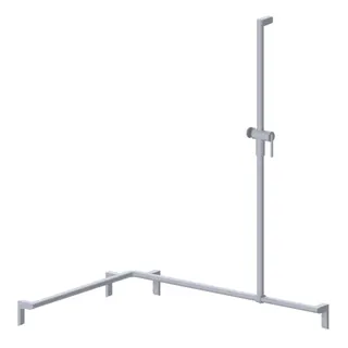 Normbau Cavere Care Duschhandlauf 7486106 Silber-Metallic – Bild 2