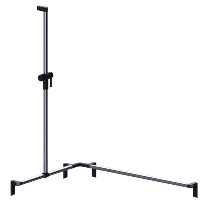 Normbau Cavere Care Chrome Duschhandlauf 9486107 Chrome Anthrazit-Metallic