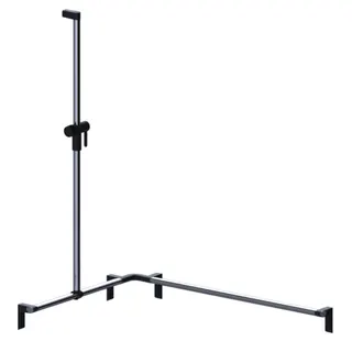 Normbau Cavere Care Chrome Duschhandlauf 9486107 Chrome Anthrazit-Metallic