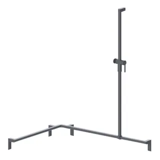 Normbau Cavere Care Duschhandlauf 7486106 Anthrazit-Metallic – Bild 2
